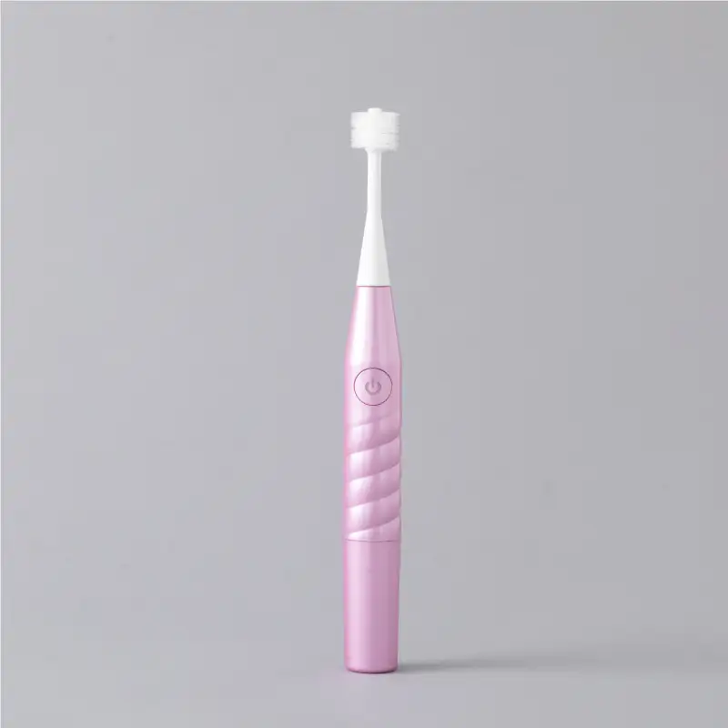 360度毛電動歯ブラシ「POPOTAN TWISty for ADULT」 ピンク