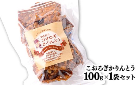 山形こおろぎの煮干し（ガーリックマッシュルーム味）とこおろぎかりんとうセット F3S-1490