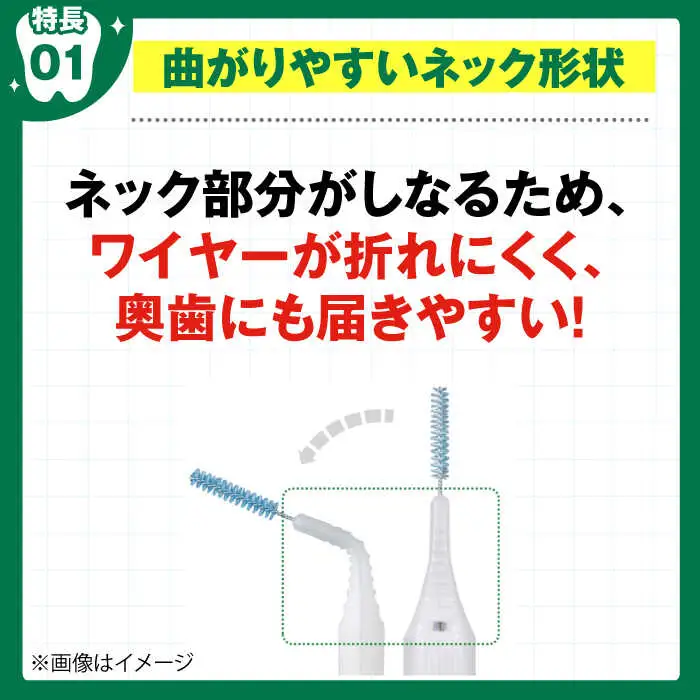GUM　歯間ブラシ20本入り×60パック（Ｉ字型）SSS[AOAD015] 歯間ブラシ