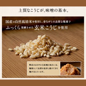 五百の春（玄米味噌）750g【まるみ麹本店】013-001