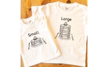 Tシャツセット パンケーキSmall×Large Tシャツセット【2枚組】 80cm×130cm