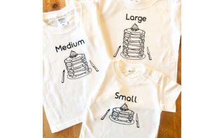 Tシャツセット パンケーキ 3サイズ 兄弟姉妹おそろい Tシャツセット【3枚組】 80cm×110cm×140cm