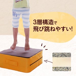 ジャンピングクッション 機能性クッション 弾力 椅子 カラークッション 立体クッション  [023M13]