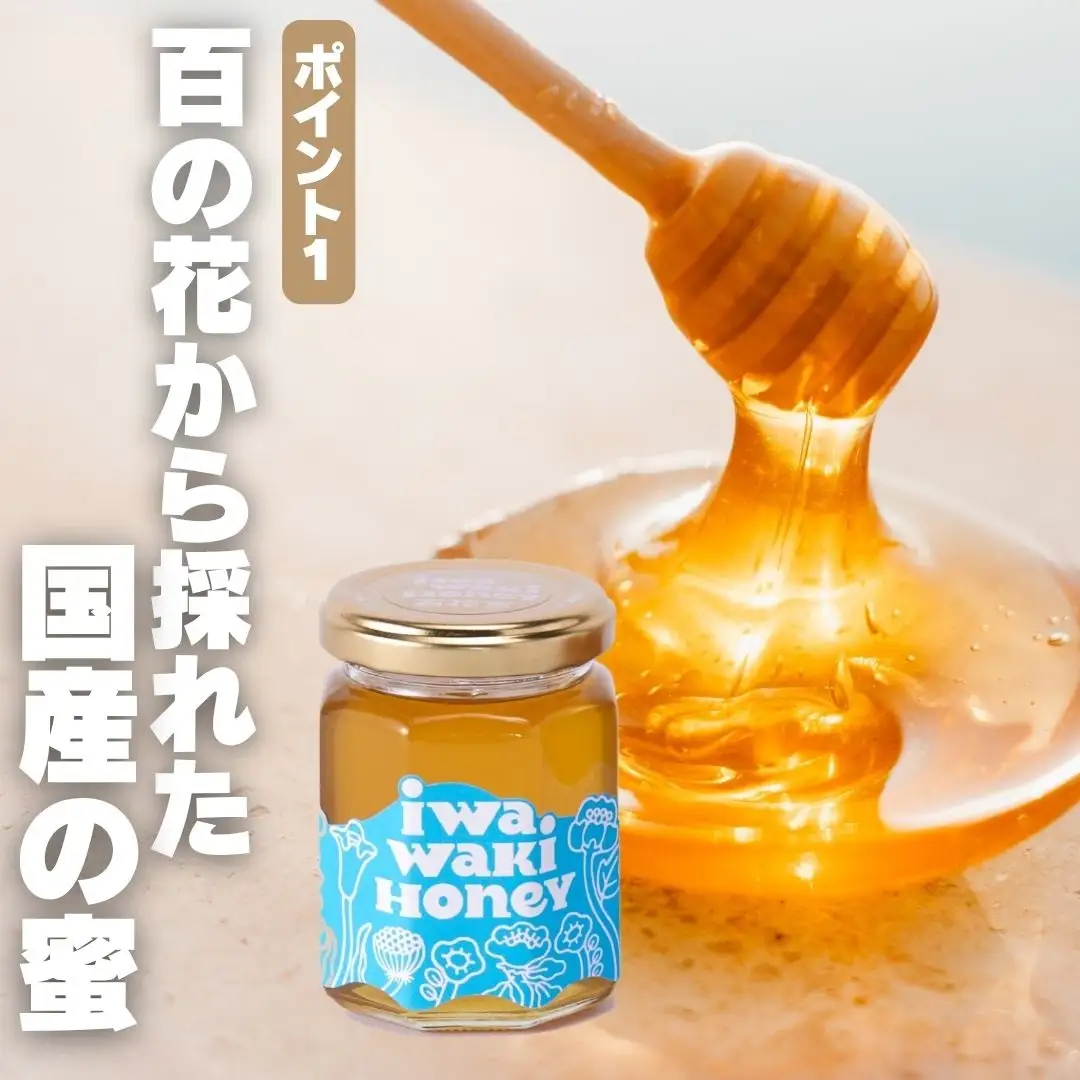 岩湧ハニー 純粋百花はちみつ 500g×1本セット