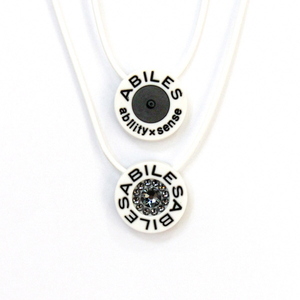 ABILES PLUS Crystal ネックレス Silver Night (a24-026)