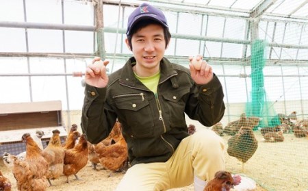 福島県本宮市産　平飼い本宮烏骨鶏酵母卵　生卵50個　【07214-0019】