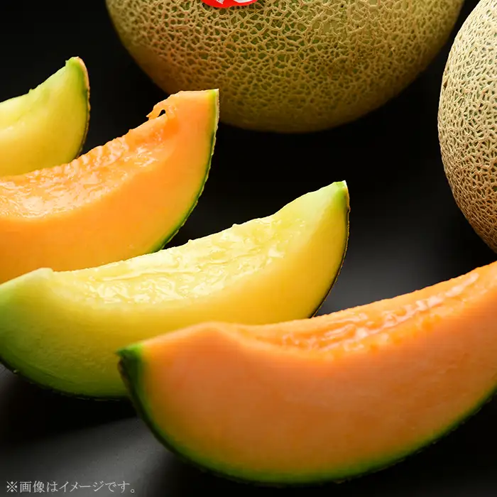 214茨城県JA水戸産メロン【秀品】大玉2玉ミックス(2.5kg)【2027年5月中旬頃より発送予定】
