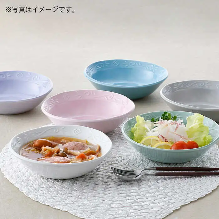 【波佐見焼】ラグーサ ボウル （ジェダイ/ミルキーグレー/ミルキーピンク）  3色セット 食器 皿 【ROXY・HASAMI】 [SB152]  波佐見焼