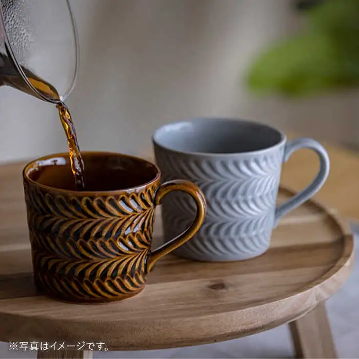 【波佐見焼】【大人気】ローズマリー アメ・オリベ プレート ボウル マグカップ 含む 10点セット 食器 皿 【翔芳窯】 [FE185]  波佐見焼