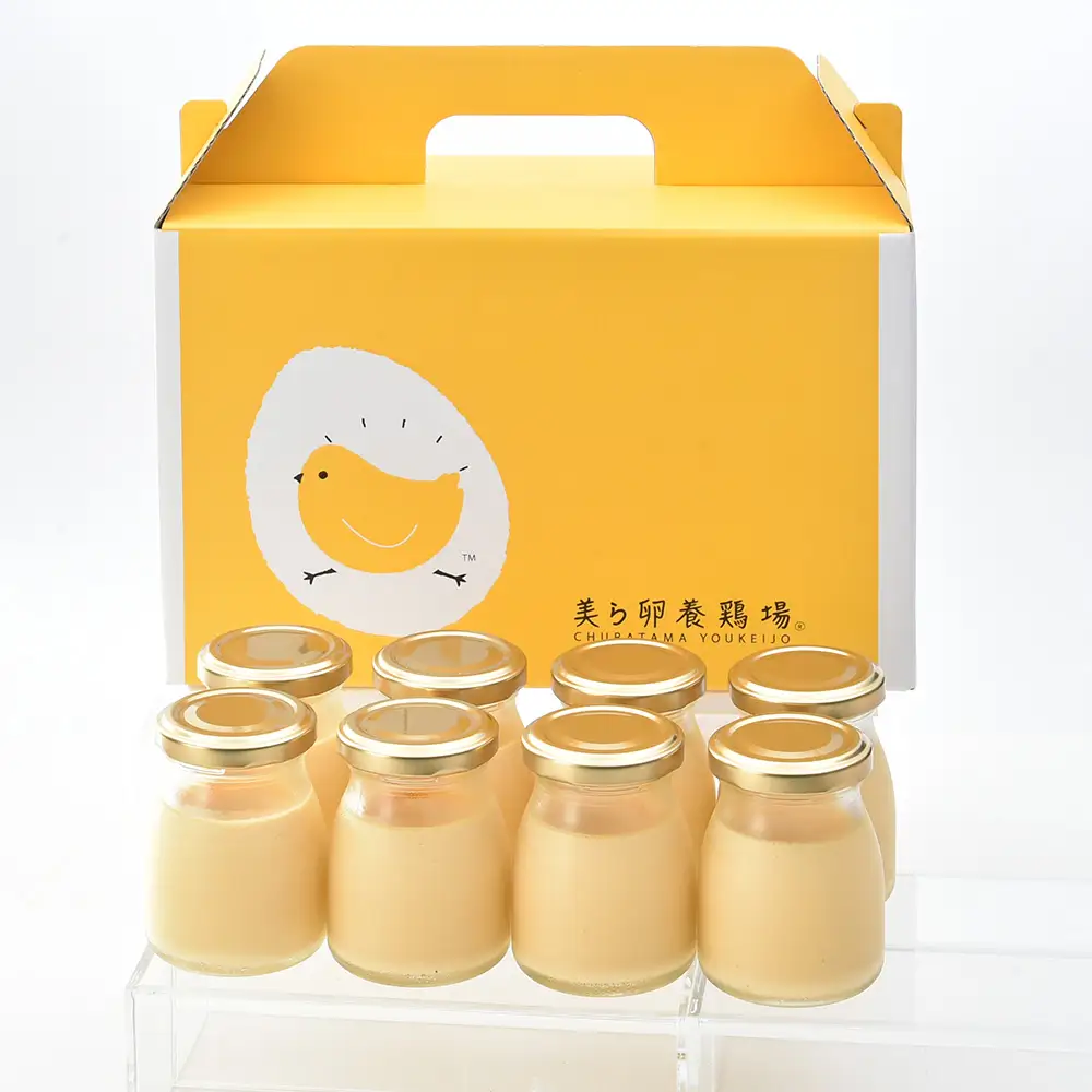 美ら卵養鶏場の卵を使用「濃厚たまごプリン」76g×8個入り