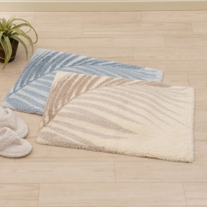 バスマット ラナキラ 50×70cm 吸水 抗菌 バスマット ブルー