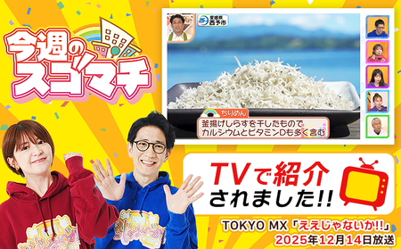 TVで紹介！＜天日干し 特上ちりめん 合計280g（40g×7袋）ギフト箱入り＞ テレビ TV じゃこ しらす 小魚 さかな ごはんのお供 贈答 贈り物 御礼 お礼 小分け 海鮮 海産物 おつまみ おやつ 産地直送 網元・祇園丸 愛媛県 西予市 【冷蔵】『1か月以内に順次出荷予定』 AAG0002