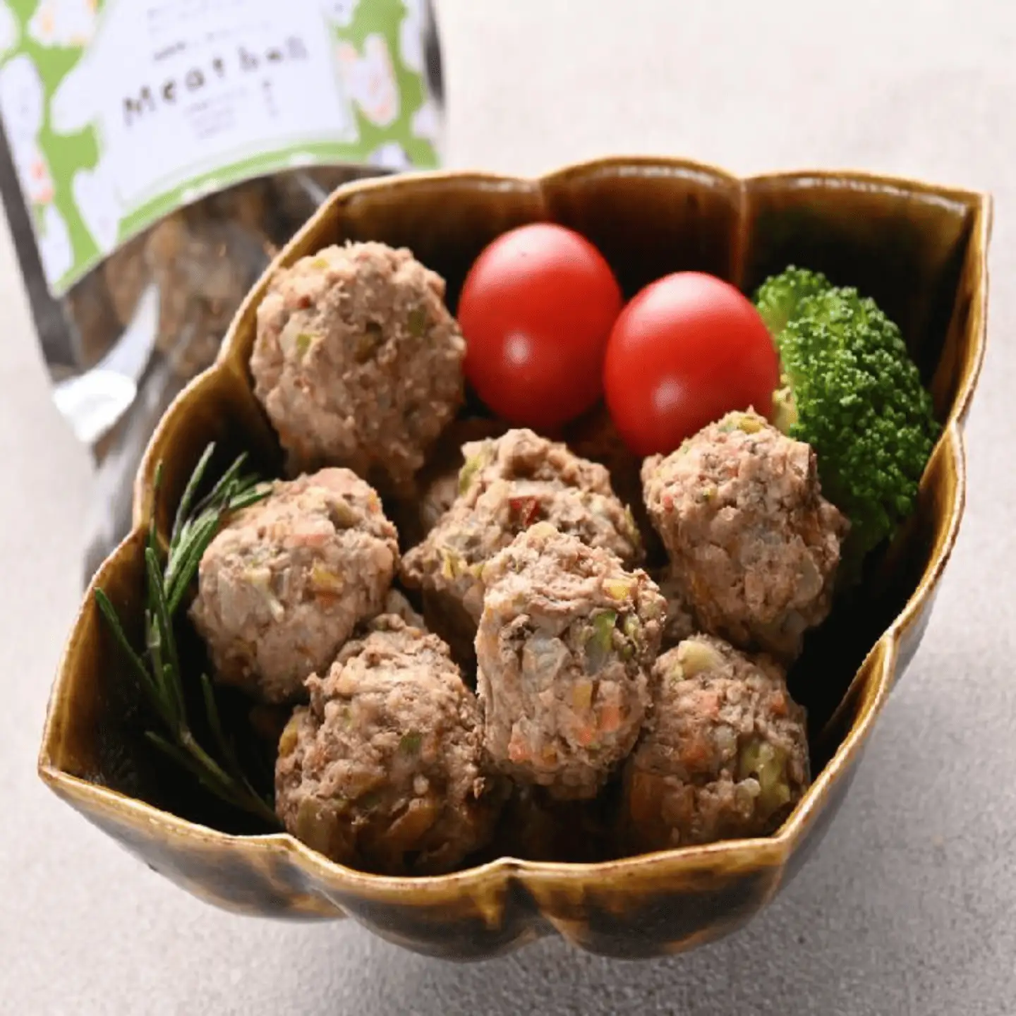 【Tesoro】わんこ用／和牛レバーと鶏肉のミートボール（プレーン1袋、チーズ1袋、ベジタブル1袋）（お肉屋さんが作る犬ご飯）