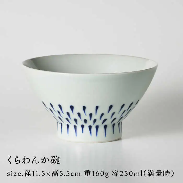 【波佐見焼】八三三米（2合） くらわんかセット くらわんか碗 茶碗 箸置き セット 食器 皿 【中善】【波佐見陶磁器工業協同組合】 [ZD27] 波佐見焼