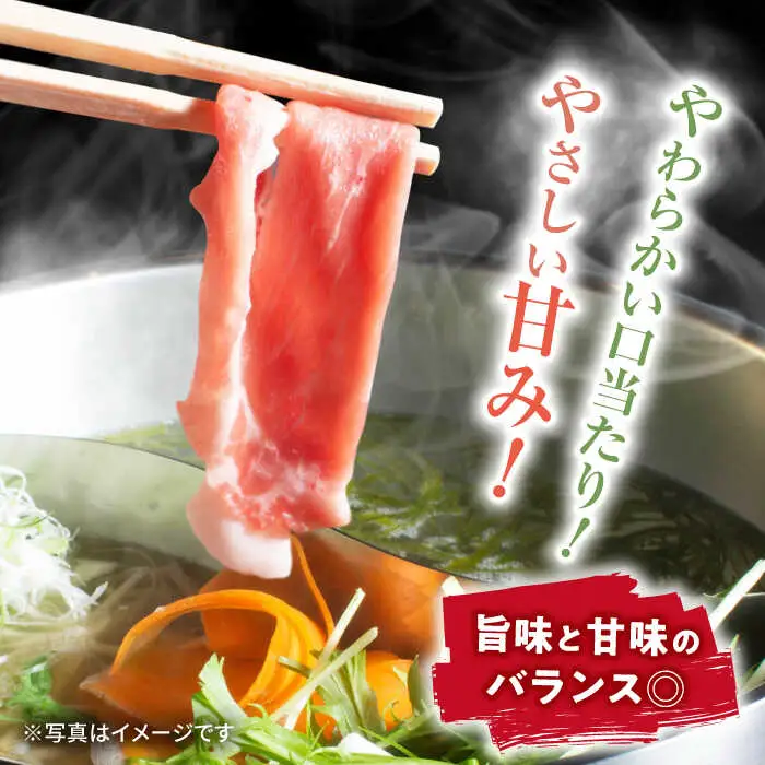 6回定期便 大西海SPF豚 背ロースしゃぶしゃぶ 計1.2kg 訳あり ＜大西海ファーム＞CEK095 しゃぶしゃぶ