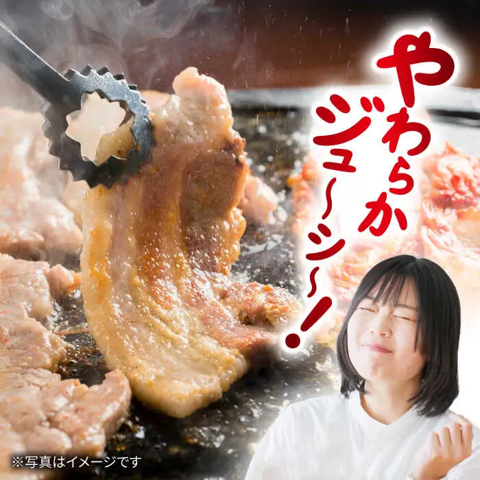 【12回 定期便 】 大西海 SPF豚 背ロース ＆ バラ（ 焼肉 用）計1.2kg（各600g） ＜大西海ファーム＞ [CEK102]