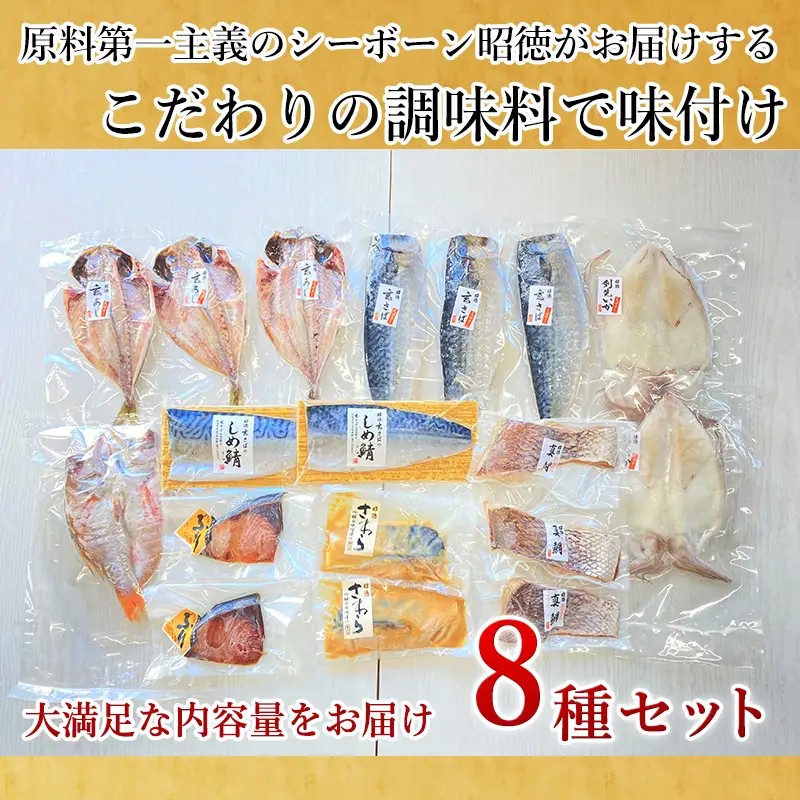 目利きが選んだごちそう旬魚 8種11枚7切 セット