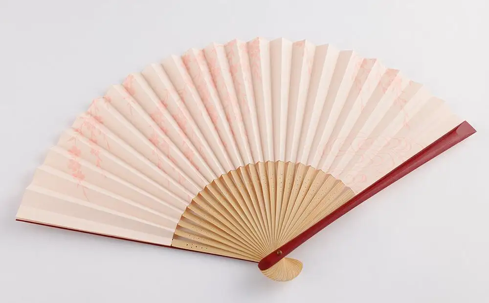 【伏見上野旭昇堂】漆喰京扇子(桜)｜京都 扇子 京扇子 人気［ 京都 扇子 和装 和風 工芸 人気 おすすめ ギフト プレゼント 贈答 お取り寄せ 通販 送料無料 ふるさと納税 ］
