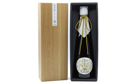 本格焼酎「朝凪の醒」40年熟成酒＜樽貯蔵酒＞ お酒 アルコール 本格麦焼酎 麦焼酎 国産大麦 ゆっくり発酵 希少 木樽 芳醇な香り 円熟した味わい 原酒 晩酌 家飲み 宅飲み 