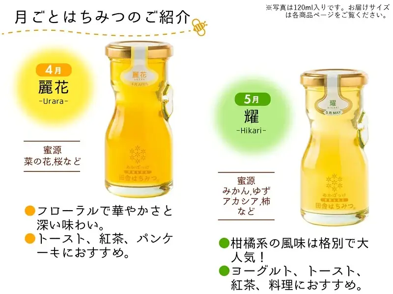 田舎はちみつ あかぼっけ スティックハニー【生ハチミツ全7種】月ごとに楽しむ田舎はちみつ ／ 無添加 非加熱 生はちみつ ハチミツ 蜂蜜 スティック ハニー 携帯 持ち運び 季節 セット 茨城県 五霞町