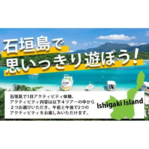石垣島の自然を満喫！石垣島1日アクティビティ (利用券 1名様分) NS-2