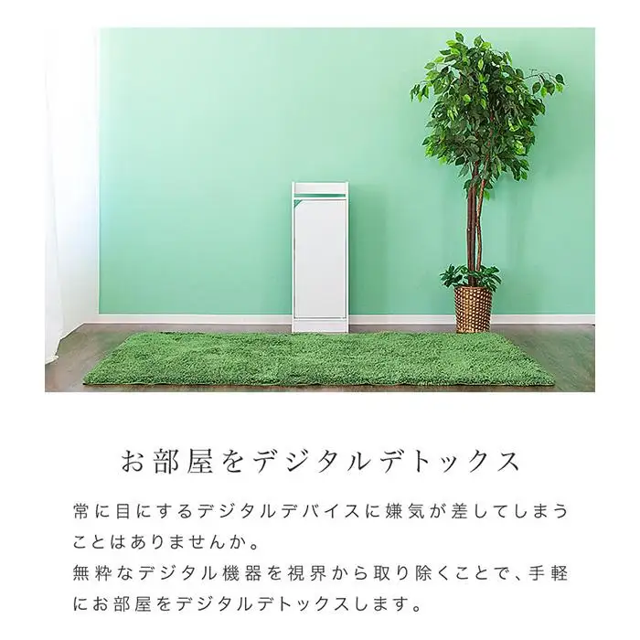 WiFiラック ルーター収納 ホワイト aku100960001