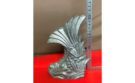 鯱置き物瓦細工師手作り いぶし瓦 鯱【1対ミニ】