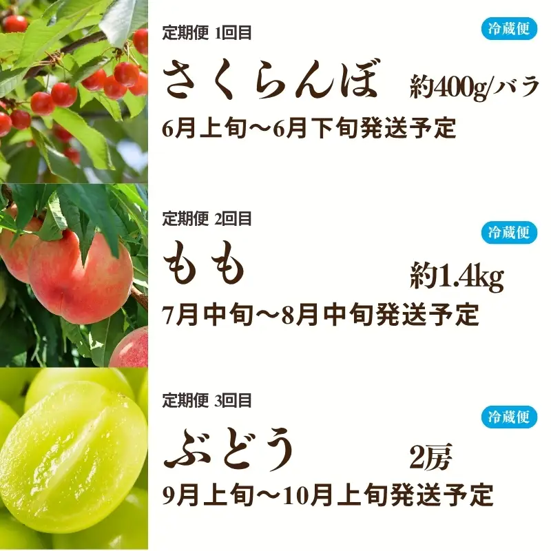 福島のフルーツ定期便_EF-2【2027年発送】No.2453