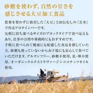 プロテインバー だいずばぁ 4種×3本入り グルテンフリー 砂糖不使用 国産原料