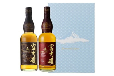 【3回 定期便 毎月】 ウイスキー 飲み比べセット 700ml×2本 富士ケ嶺 ピュアモルト リッチピート｜ウィスキー ハイボール