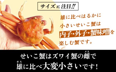 カニの本場からお届け！せいこがに甲羅盛り2杯 [e04-a078] 福井県 越前町 雌 ズワイガニ むき身 甲羅盛り 小分け 冷凍