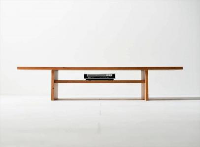 シンプルでおしゃれなテレビボード　konojiＴＶボード120／チェリー　テレビ台　無垢材　天然木　ロータイプ　完成品　ローボード　ローテーブル　センターテーブル　パソコンデスク　本棚