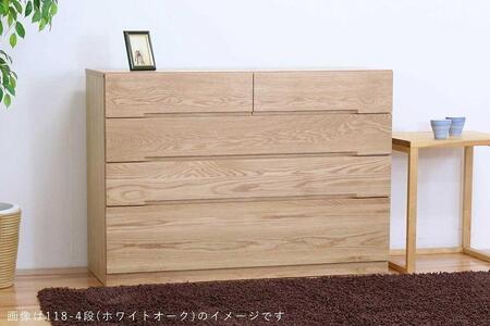 チェスト タンス 幅102 5段 奥行44 ホワイトオーク 無垢 桐たんす 箪笥 婚礼 衣類収納 大川家具 丸田木工 ナテュール