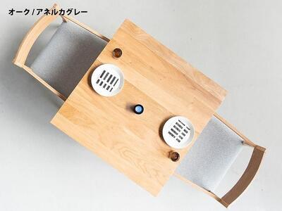 DT03 ウレタン DC02 アネルカグレー オーク 3点 ダイニングセット
