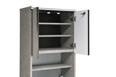 （ブラック木目）【開梱設置】 オッド 食器棚 幅60cm 上置き付 ダイニングボード 完成品 キッチン収納 スリム 大川家具 キッチンボード