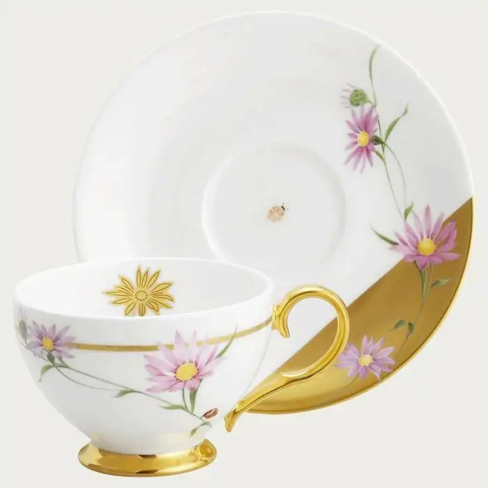 レディバグ　ティー・コーヒー碗皿セット6客　絵変り T772-16/N50787
