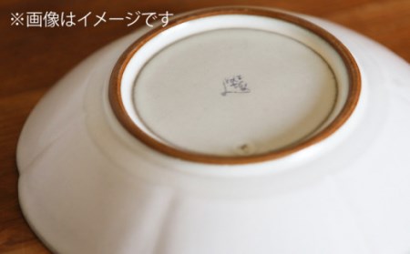 輪花皿ホワイト小1点 NAT018  やきもの 食器