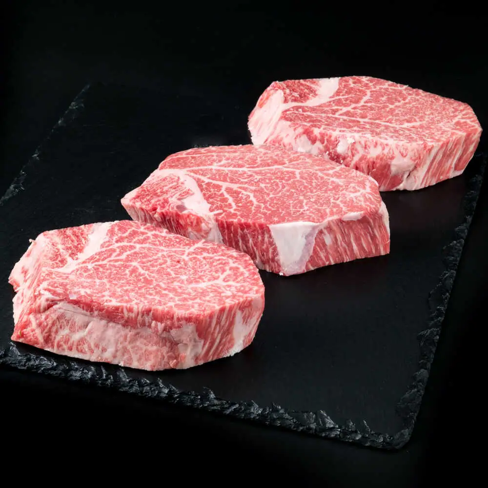 【極厚 シャトーブリアン】180g×3枚 A4ランク 博多和牛 糸島市/糸島ミートデリ工房[ACA131] ステーキ ヒレ ヒレ肉 フィレ ヘレ 牛肉 赤身 黒毛和牛 国産