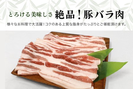 ブランド豚「ばんぶぅ」小分け 豚バラ焼肉用 4kg（500g×8パック） 冷凍便 4キロ 豚肉 豚バラ肉 豚バラスライス肉 焼き肉用 やき肉用 やきにく用 ヤキニク用 薄切り肉 うす切り肉 ブタ肉 国産 茨城県産 ギフト プレゼント お祝い 42-Q
