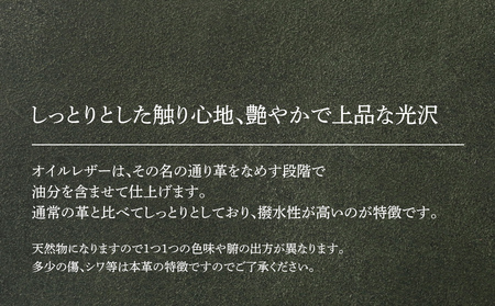 LFコンパクト財布（オイルレザー・グリーン）　BK109