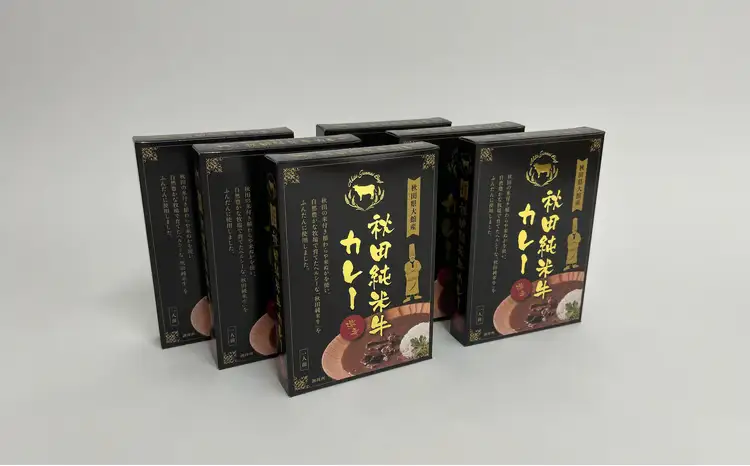 125P2901 秋田純米牛カレー6個入り【東日本物産 】