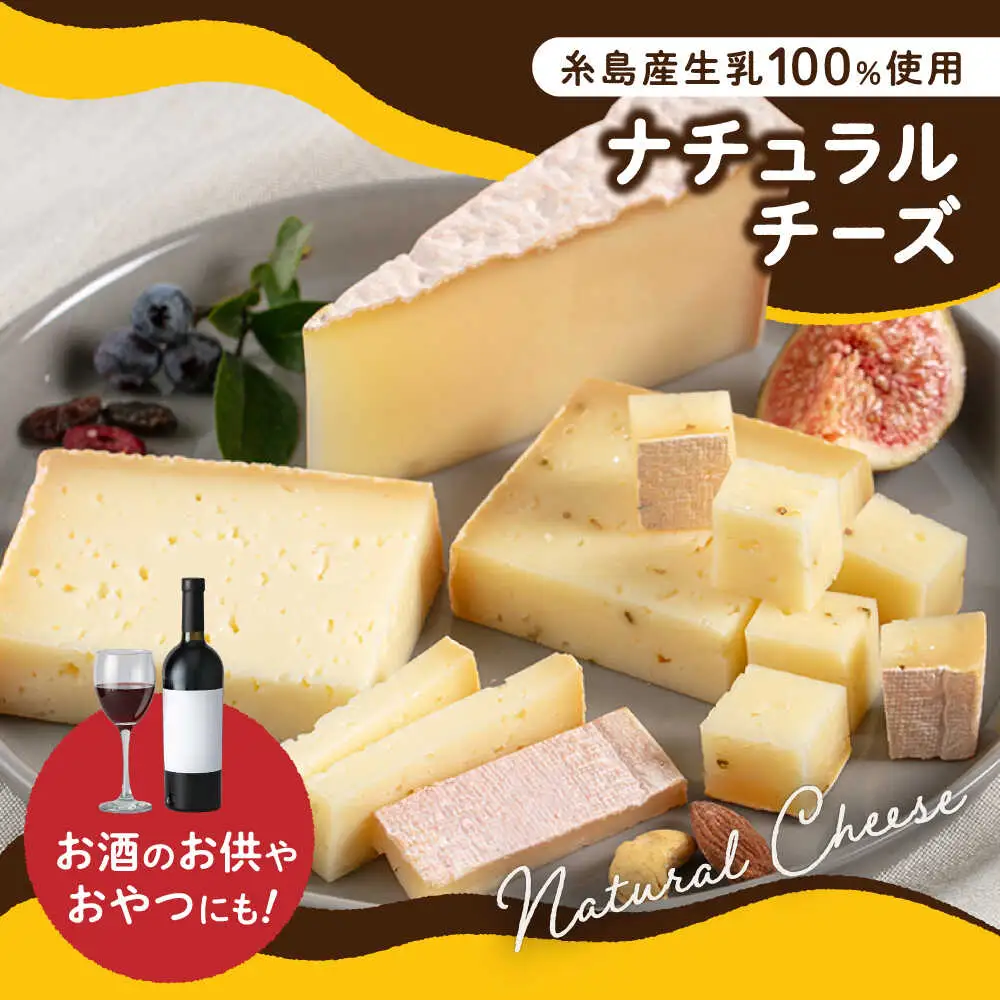 【全3回定期便】 糸島産 生乳 100％ 使用 手作り 熟成 チーズ 5種 食べ比べ セット 糸島市 / 糸島ナチュラルチーズ製造所TAK-タック- [AYC005]
