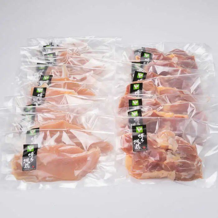 【全3回定期便】はかた地どり もも肉 2kg & むね肉 2kg 合計4kg セット 糸島【糸島ミートデリ工房】 [ACA157] 博多 鶏肉 鳥 もも むね モモ ムネ 焼肉 焼き肉 BBQ 小分け 国産
