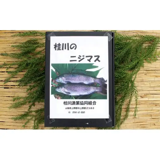 山梨県産　桂川の冷凍ニジマス　計:約2.2kg(約20～22尾)