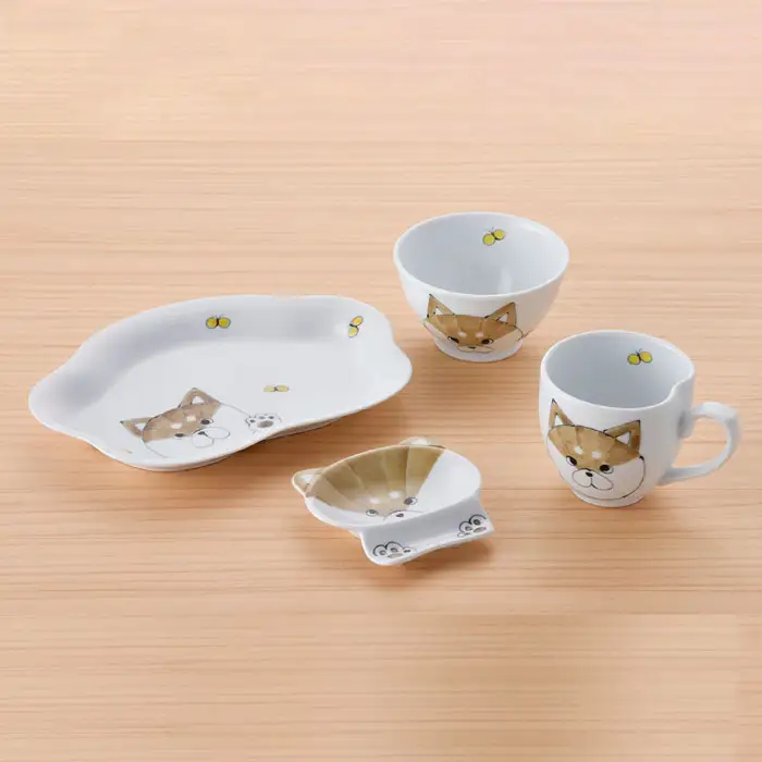 【波佐見焼】おうちdeワンコセット 茶碗 マグカップ プレート 小皿 食器 皿 【松幸陶芸】 [HB20] 波佐見焼