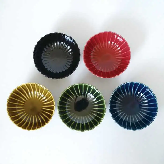 【波佐見焼】花しのぎ 小鉢 5色セット 食器 皿 【団陶器】 [PB18] 波佐見焼