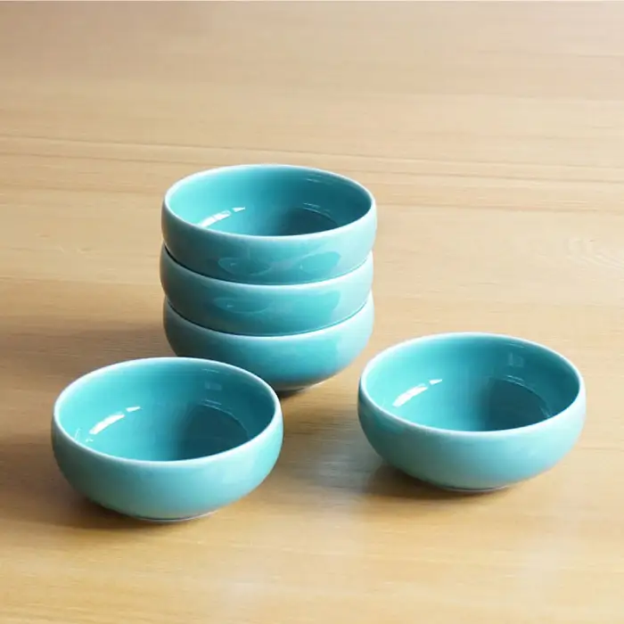 【白山陶器】ひめとんすい 5ピースセット 青磁 食器 小鉢 【波佐見焼】 [TA70] 波佐見焼