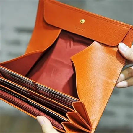 【濱野皮革工藝の長財布】グレース ロングウォレット ギャルソンタイプ(ライトブラウン)_装飾品・工芸品 財布 服飾小物 _【1065408】
