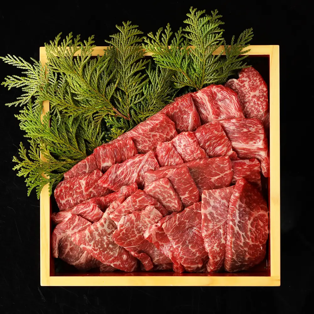 飛騨牛焼肉セット 600g（もも焼肉 300g・かた焼肉 300g）【22-27】
