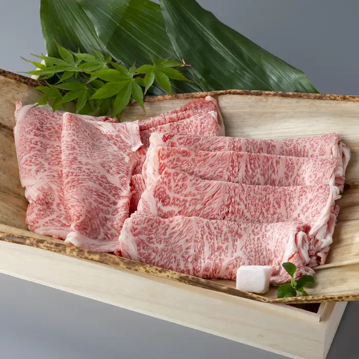 のし・包装対応可【A-6581】実生庵 桐箱入り 近江牛 A５等級 ロース すき焼き用 １ｋｇ ［高島屋選定品］
